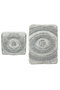 Mijölnir Juego de alfombrillas de baño Baum - 01, Gris, 2 piezas